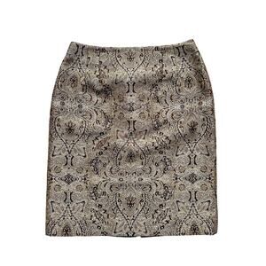 Isabel & Nina Printed Business Pencil Skirt Size 6